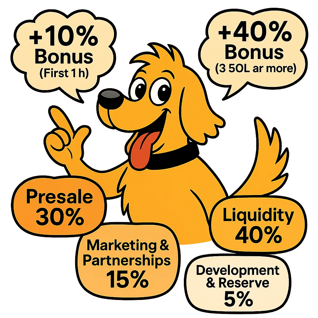 SPARKO Tokenomics Chart